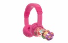 BuddyPhones Kinderkopfhörer Play+ Bluetooth Pink, Sprache