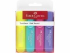 Faber-Castell Textmarker Pastell 4er Pack, Set: Ja, Verpackungseinheit: 4