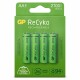 GP Batteries Recyko+, Akku 4xAA NiMh, 2100mAh, 1.2 Volt, GoGreen