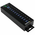 StarTech.com USB 3.0 Hub, 10-Port, Industrial, aktiv