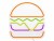 Bild 0 Vegas Lights LED Dekolicht Neonschild Hamburger 30 x 29 cm