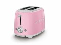 SMEG Toaster 50'S RETRO STYLE TSF01PKEU Rosa, Detailfarbe: Rosa