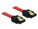 DeLock SATA3-Kabel rot, Clip, 30 cm, Datenanschluss Seite A
