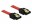 Bild 0 DeLock SATA3-Kabel rot, Clip, 30 cm, Datenanschluss Seite A