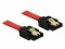 Bild 1 DeLock SATA3-Kabel rot, Clip, 30 cm, Datenanschluss Seite A
