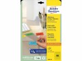 Avery Zweckform Mini-Etiketten 45.7 x 21.2 mm, 20 Blatt, Klebehaftung