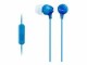 Sony In-Ear-Kopfhörer MDREX15APLI Blau, Detailfarbe: Blau