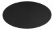 DELTACO   Floorpad, round, Black - GAM-125   1100x1100x3 mm