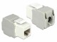 DeLock RJ-45 Keystone Modul Cat.6, UTP weiss