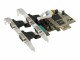 EXSYS EX-44064 - Serial adapter - PCIe 3.0 - RS-232/V.24 x 4