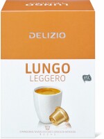 DELIZIO Kaffeekapsel 10170588 Lungo Leggero 48 Kapseln, Kein
